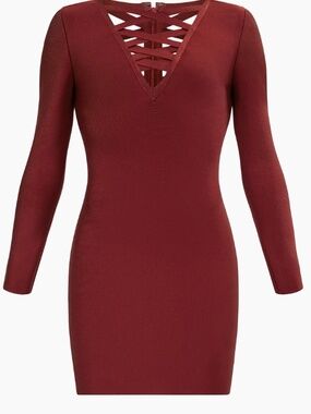 Hervé Léger  The Tabitha Strappy Body-Con Minidress